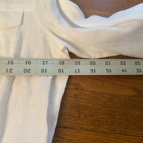 J.McLaughlin Long Sleeve Button Down linen top- NWT - Picture 5 of 8